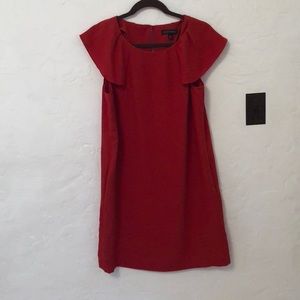 Red banana republic shift dress